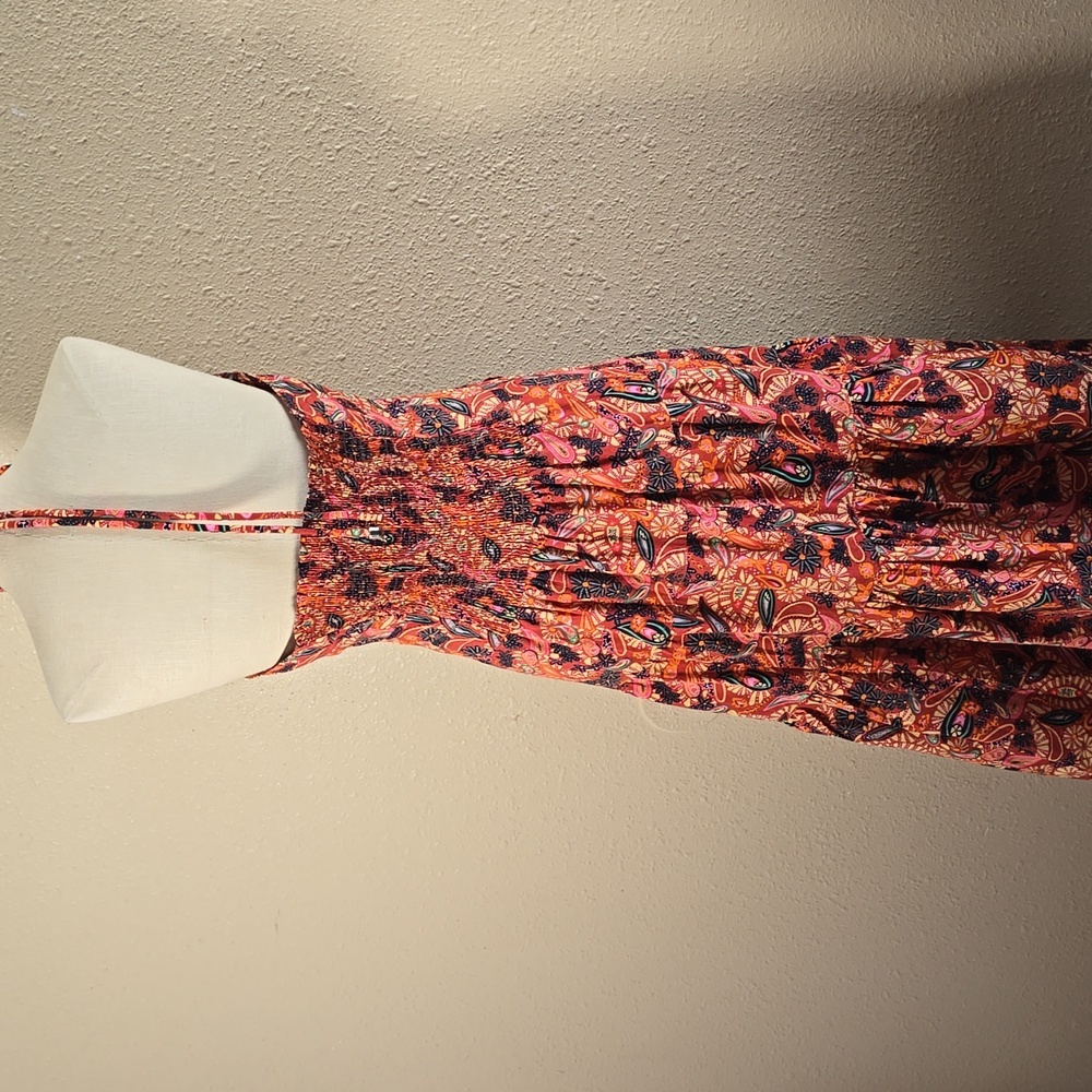 House Of Harlow Floral Halter Maxi Dress - Multicolor - Picture 8 of 11